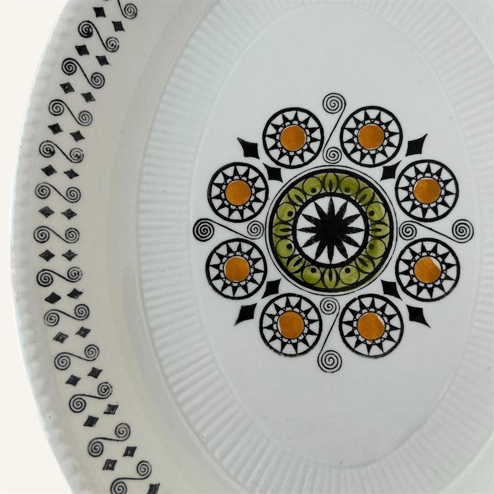 Broadhurst England Ironston Elegant MCM Oval Platter